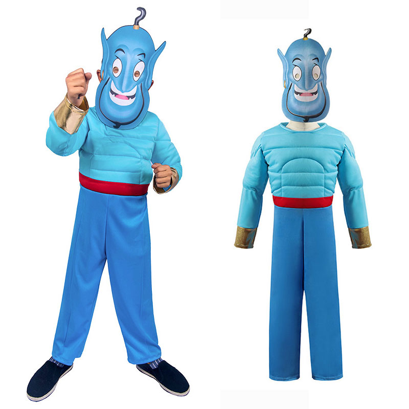 Kids Face Mask - Umorden Arabische Sprookjes Spier Lamp Genie