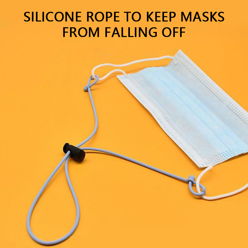 Mask Lanyard Adjustable - Siliconen maskerverlengingsband, anti-verlies en anti-valkoord, verstelbare