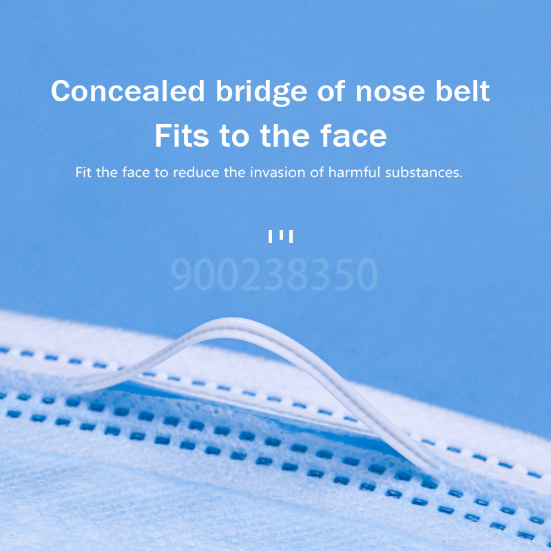 10-500 stuks wegwerp maskers v - Disposable Mask Blue recensie en prijs