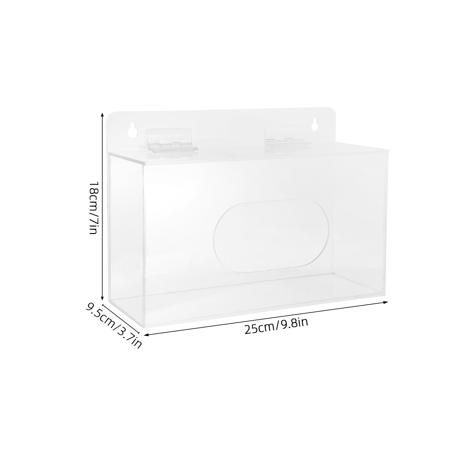 Transparante Acryl Gezichtsmas - Face Mask Storage Box recensie en prijs